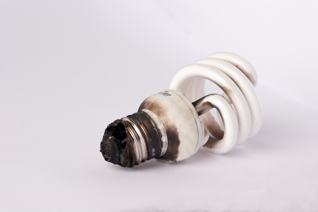 burned out lighting bulb noble livin